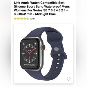 New Smartwatch Band in Midnight Blue *NW/OT*